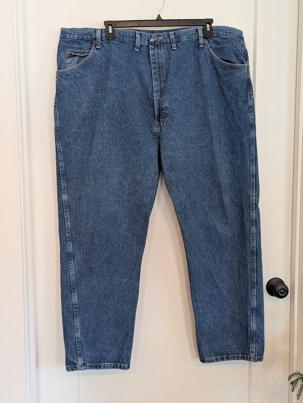 Wrangler jeans men 50x30 (48x30) Regular Fit Cotton Denim Chores Western EUC